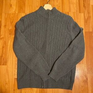 David Taylor Men’s Knit Sweater Zip-up